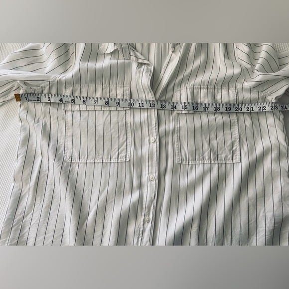 BABATON‎ white Utility buttoned Shirt with stripes size XL - Picture 9 of 13
